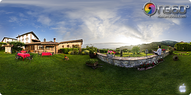 zigako etxezuria ©navarra360.com zigako etxezuria panorama